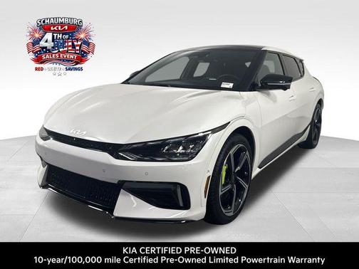 Snow White Pearl 2024 Kia EV6 GT