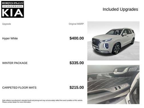Hyper White 2021 Hyundai PALISADE Calligraphy