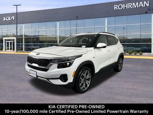 Snow White Pearl 2021 Kia Seltos S