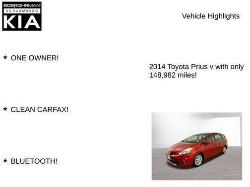 2014 Toyota Prius v Two