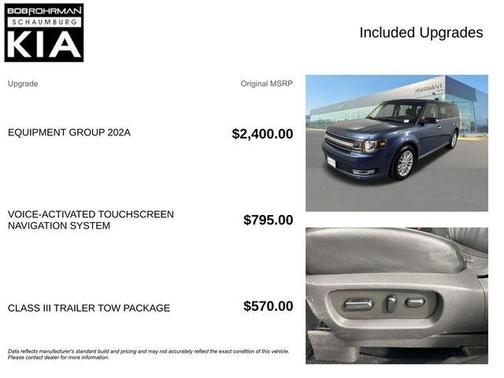 Blue 2019 Ford Flex SEL