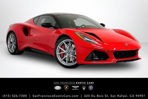 Red 2025 Lotus Emira V6