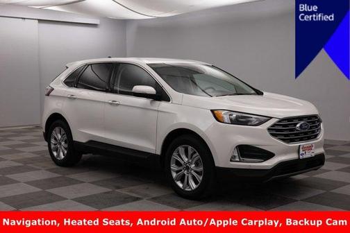 Star White 2023 Ford Edge Titanium