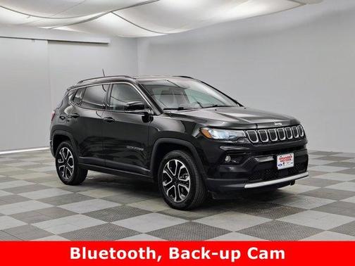 Diamond Black 2022 Jeep Compass Limited