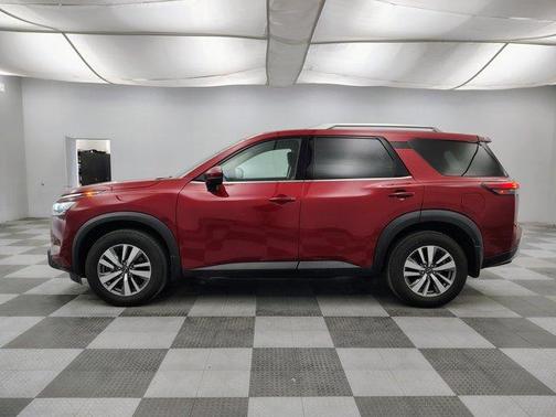 Scarlet Ember 2023 Nissan Pathfinder SL