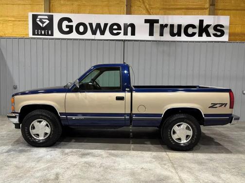 Gold 1993 Chevrolet 1500 Silverado Reg Cab 4WD