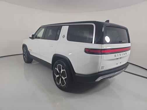Glacier White 2024 Rivian R1S Adventure Quad Motor Large Pack