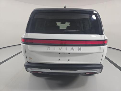 Glacier White 2024 Rivian R1S Adventure Quad Motor Large Pack