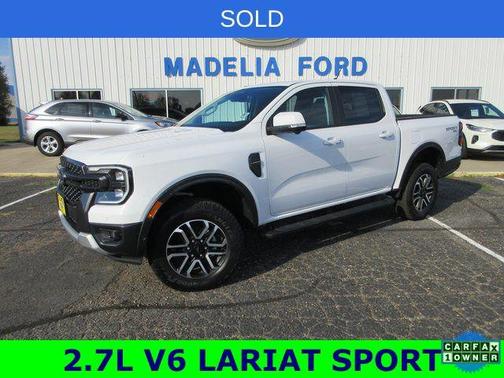 Oxford White 2024 Ford Ranger LARIAT