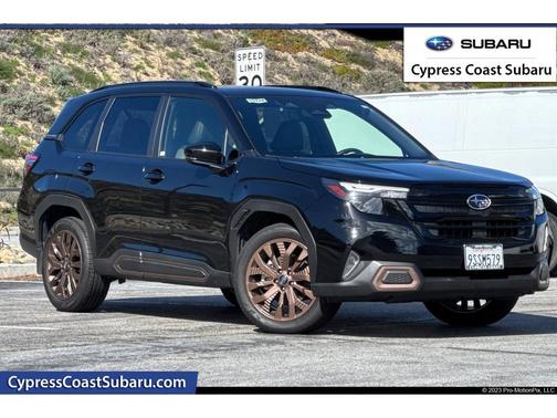 Crystal Black Silica 2025 Subaru Forester Sport