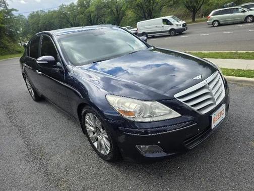 Blue 2009 Hyundai Genesis 3.8