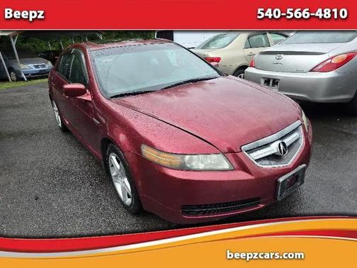 Burgundy 2005 Acura TL 3.2