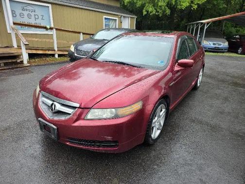 Burgundy 2005 Acura TL 3.2