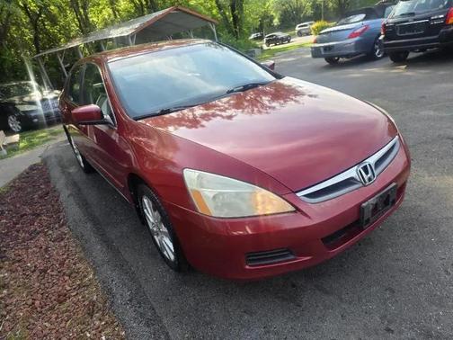 Burgundy 2007 Honda Accord SE
