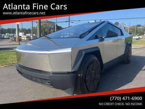 White 2025 Tesla Cybertruck Base AWD 4dr Crew Cab 6.1 ft. SB