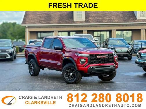 Volcanic Red Tintcoat 2024 GMC Canyon Elevation