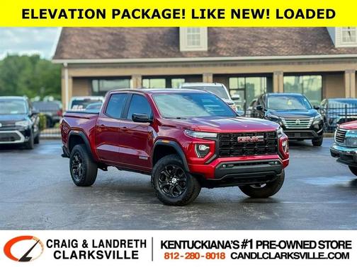 Volcanic Red Tintcoat 2024 GMC Canyon Elevation