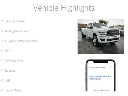 2023 RAM 3500 Laramie Crew Cab 4x4 8' Box