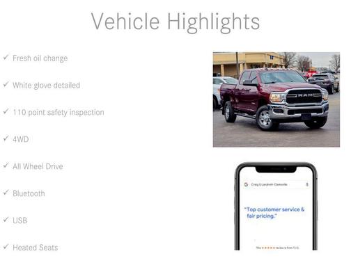 2019 RAM 2500 Tradesman Crew Cab 4x4 6'4' Box