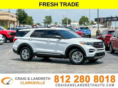 Oxford White 2020 Ford Explorer XLT