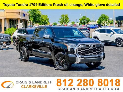 Midnight Black Metallic 2026 Toyota Tundra 1794 Edition