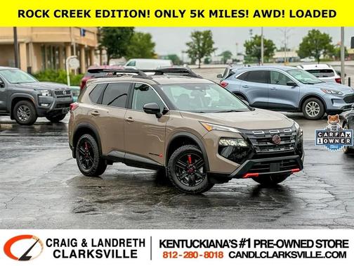 Baja Storm Metallic 2025 Nissan Rogue Rock Creek