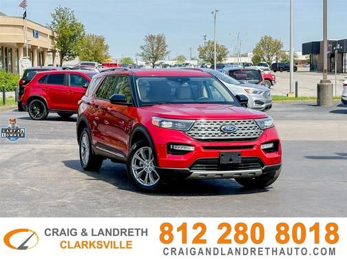 Rapid Red Metallic Tinted Clearcoat 2023 Ford Explorer Limited