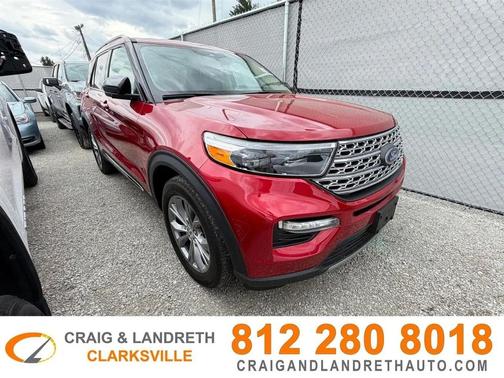 Rapid Red Metallic Tinted Clearcoat 2023 Ford Explorer Limited
