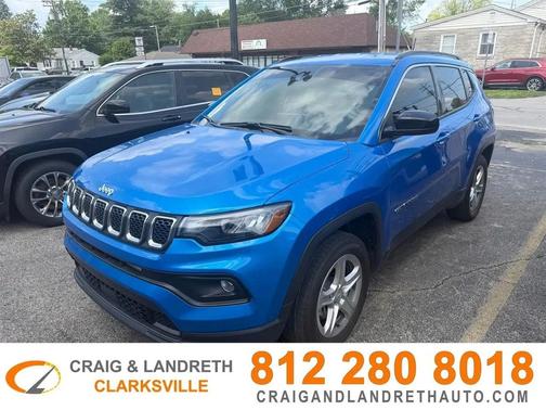 Laser Blue Pearlcoat 2023 Jeep Compass Latitude