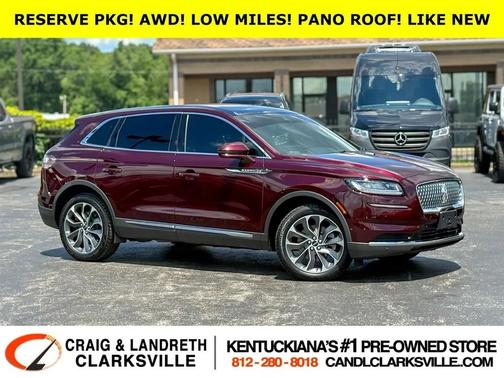 Burgundy Velvet Metallic Tinted Clearcoat 2022 Lincoln Nautilus Reserve