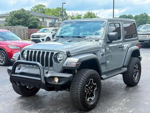 Gray 2021 Jeep Wrangler Sport S