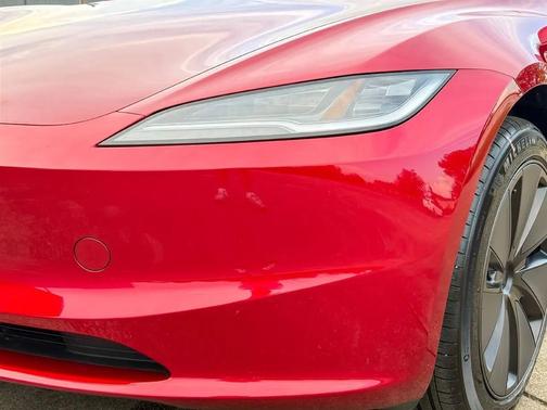 Ultra Red 2025 Tesla Model 3 Long Range