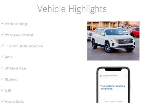 2025 Volkswagen Atlas 2.0T SE