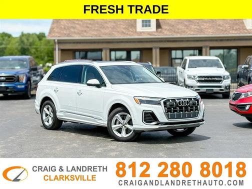 Carrara White 2025 Audi Q7 55 Premium