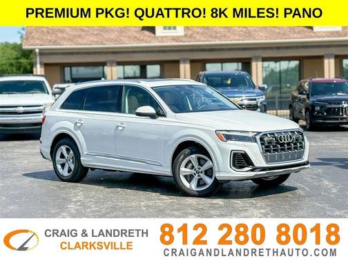 Carrara White 2025 Audi Q7 55 Premium