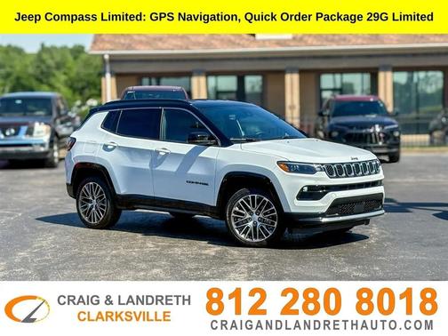 Bright White Clearcoat 2024 Jeep Compass Limited