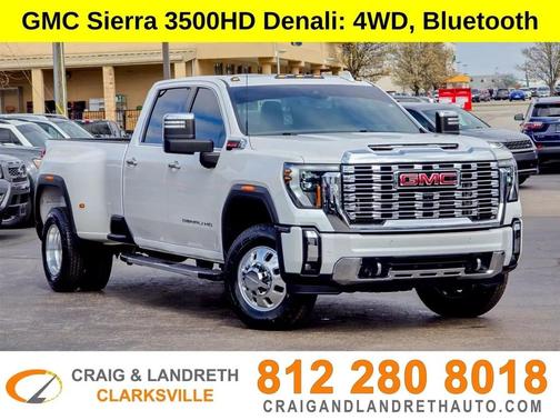 White Frost Tricoat 2024 GMC Sierra 3500 Denali