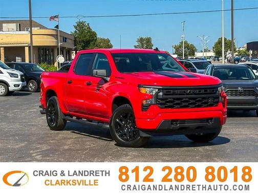 Red Hot 2025 Chevrolet Silverado 1500 Custom