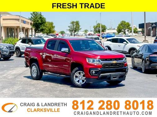 Cherry Red Tintcoat 2021 Chevrolet Colorado LT