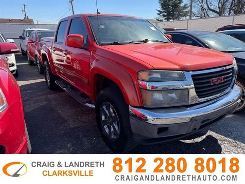 Orange 2010 GMC Canyon SLE