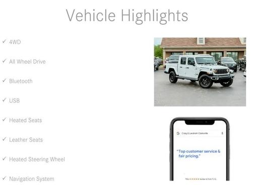 Bright White Clearcoat 2025 Jeep Gladiator High Tide