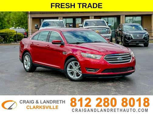 Red 2018 Ford Taurus SEL