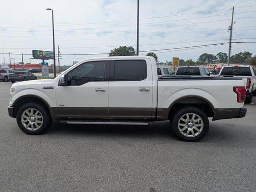 White Platinum Tri-Coat Metallic 2016 Ford F-150 Lariat