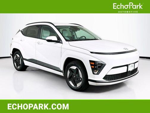 Atlas White 2024 Hyundai KONA EV SEL