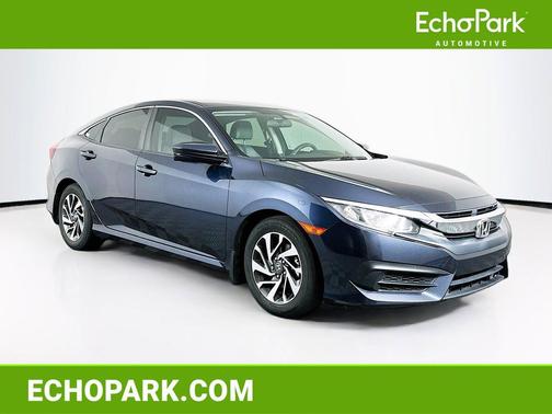 Modern Steel Metallic 2018 Honda Civic EX