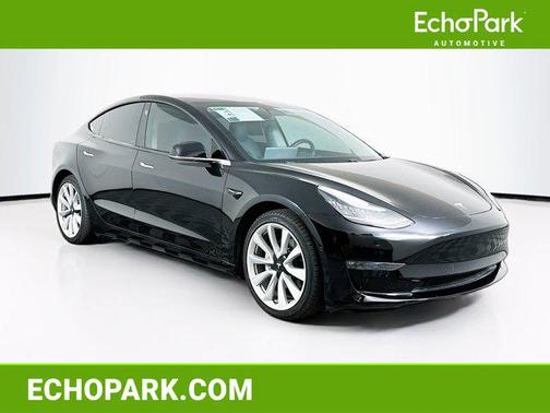 Obsidian Black Metallic 2018 Tesla Model 3 Long Range