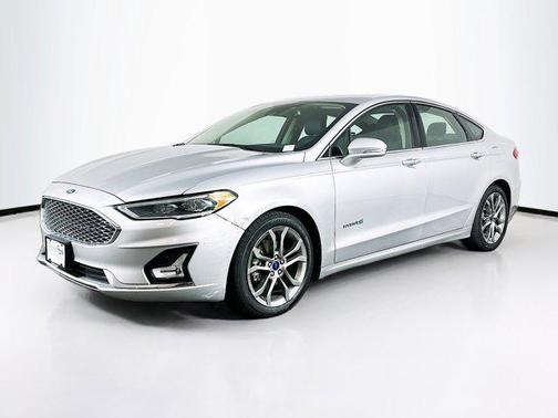 Ingot Silver Metallic 2019 Ford Fusion Hybrid Titanium