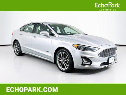 Ingot Silver Metallic 2019 Ford Fusion Hybrid Titanium
