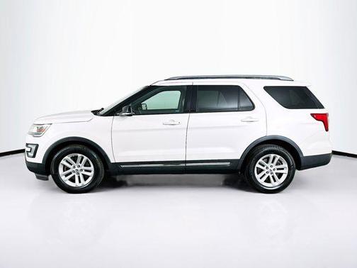 White Platinum Metallic Tri-Coat 2016 Ford Explorer XLT