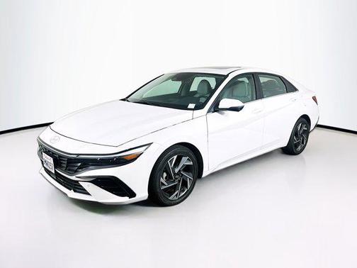 Serenity White 2024 Hyundai ELANTRA Limited